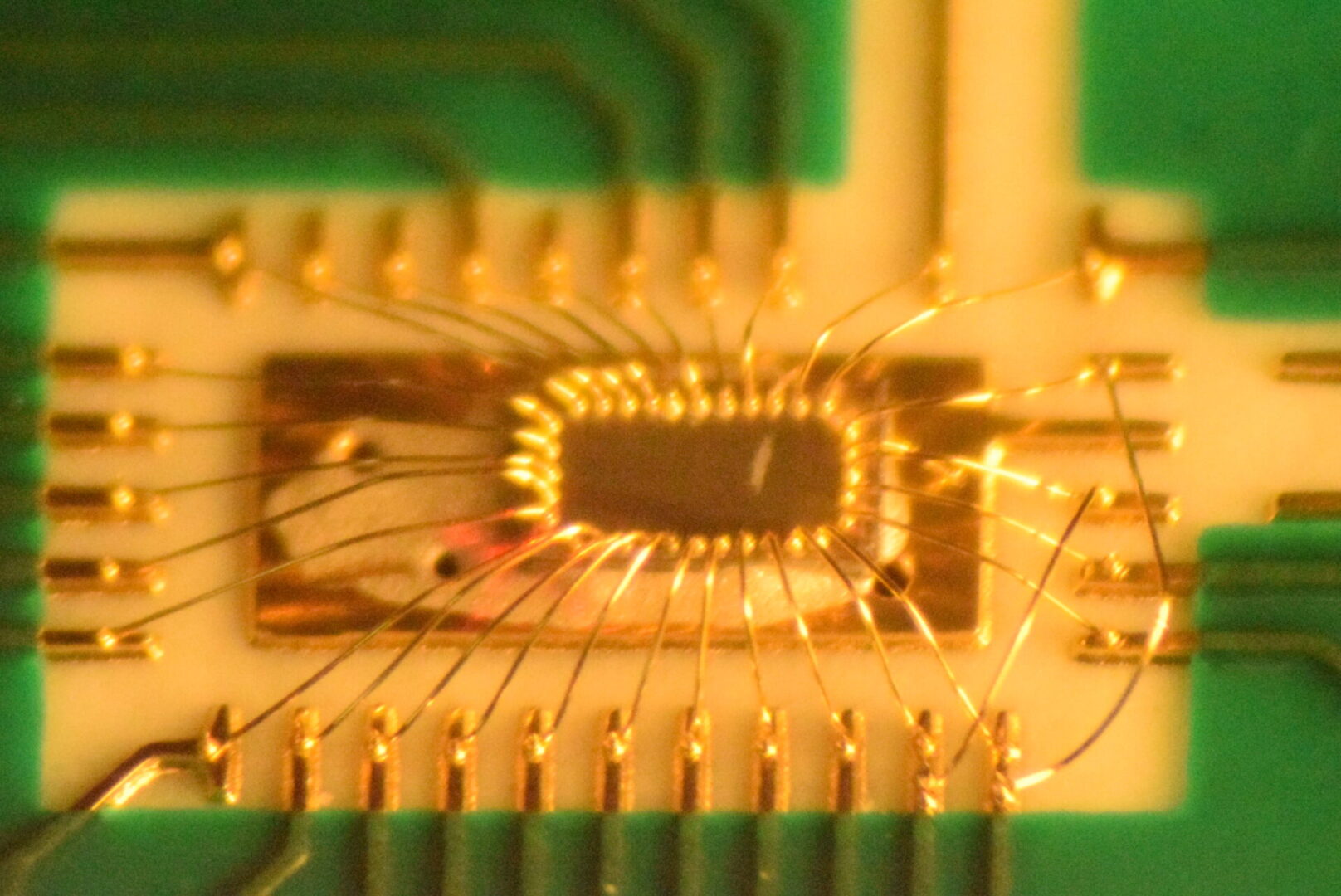 A close up of the inside of an electronic device.