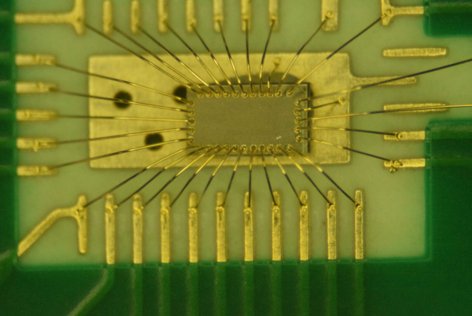 A close up of the inside of an electronic device.
